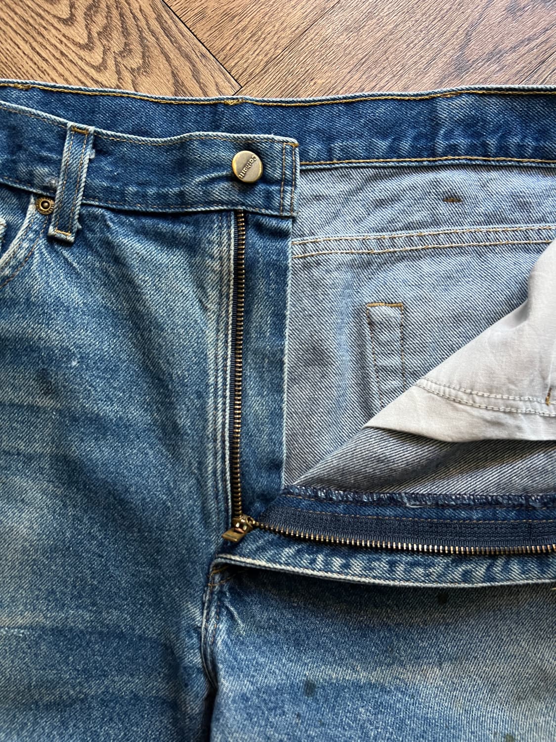 [36]칼하트 USA 더티워싱 워크 데님 팬츠 상품이미지3