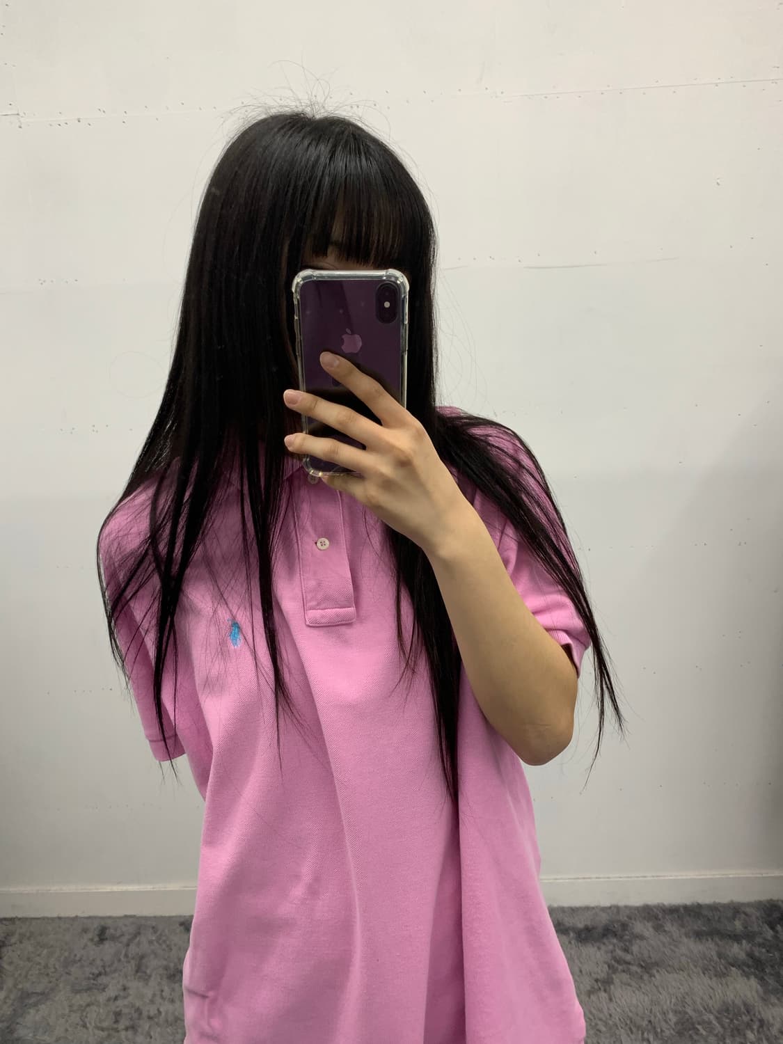 폴로 랄프로렌 핑크 반팔 카라티 상품이미지2