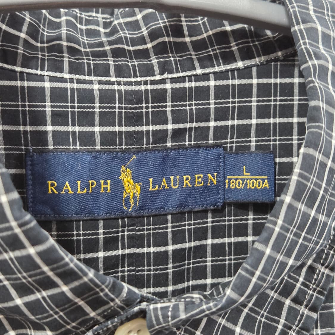 폴로랄프로렌 버튼다운 체크셔츠 L 상품이미지3