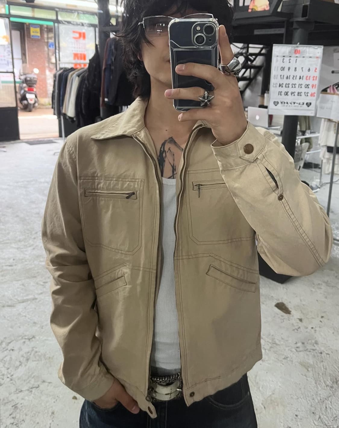 90s Hysteric Glamour work jacket 상품이미지2
