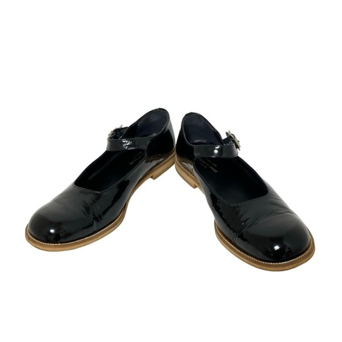 꼼데가르송 트리콧 에나멜 스트랩 플랫슈즈 상품이미지2