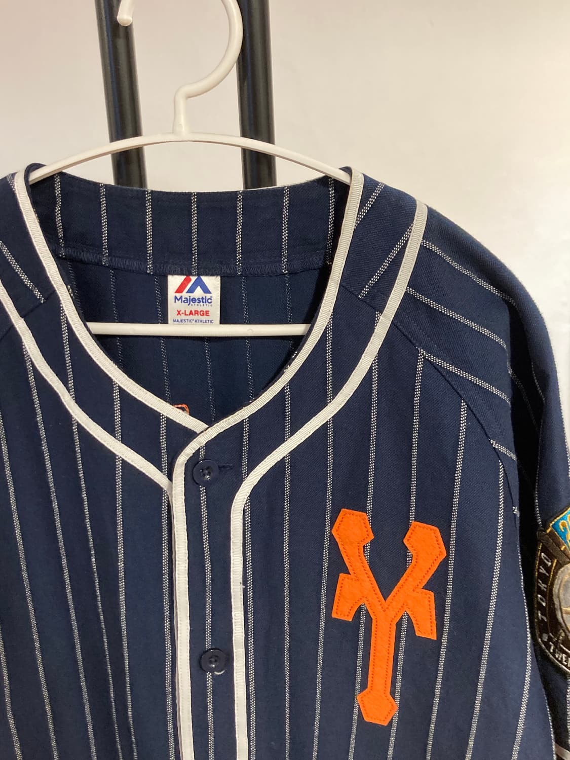 빈티지 핀스트라이프 베이스볼 저지 상품이미지7