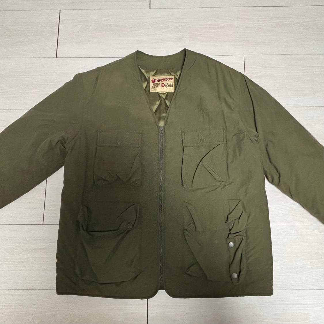 모노플로우 밀리터리 푸퍼자켓 상품이미지1