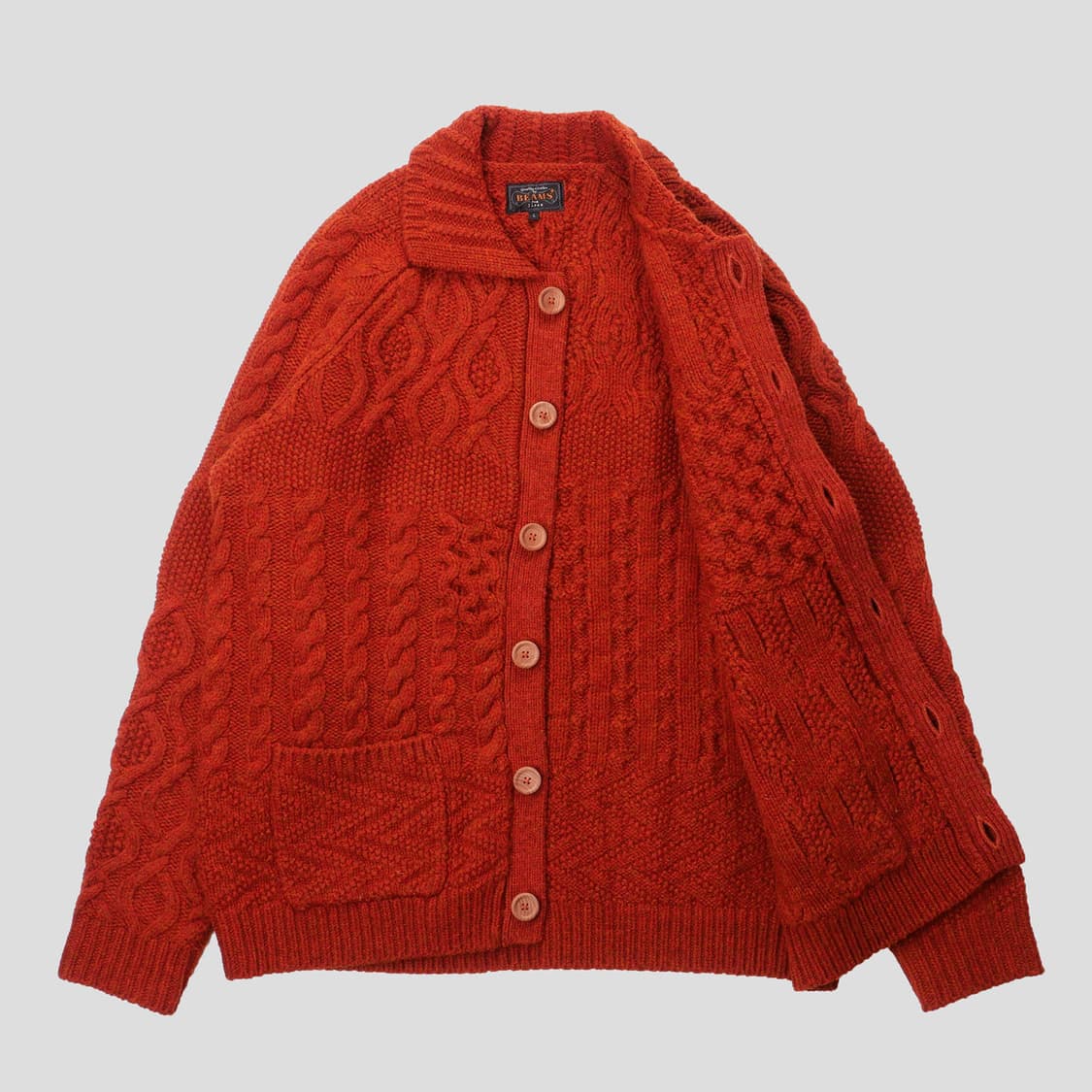 빔즈플러스 알랜 패치워크 가디건 상품이미지4