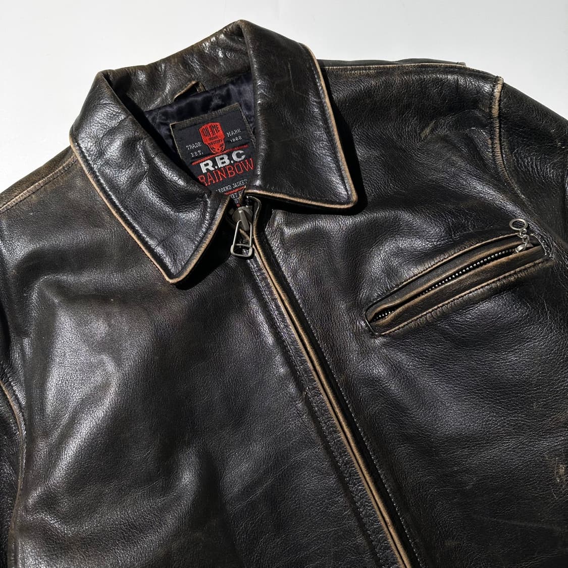 RBC 레더 싱글 라이더 자켓 상품이미지3