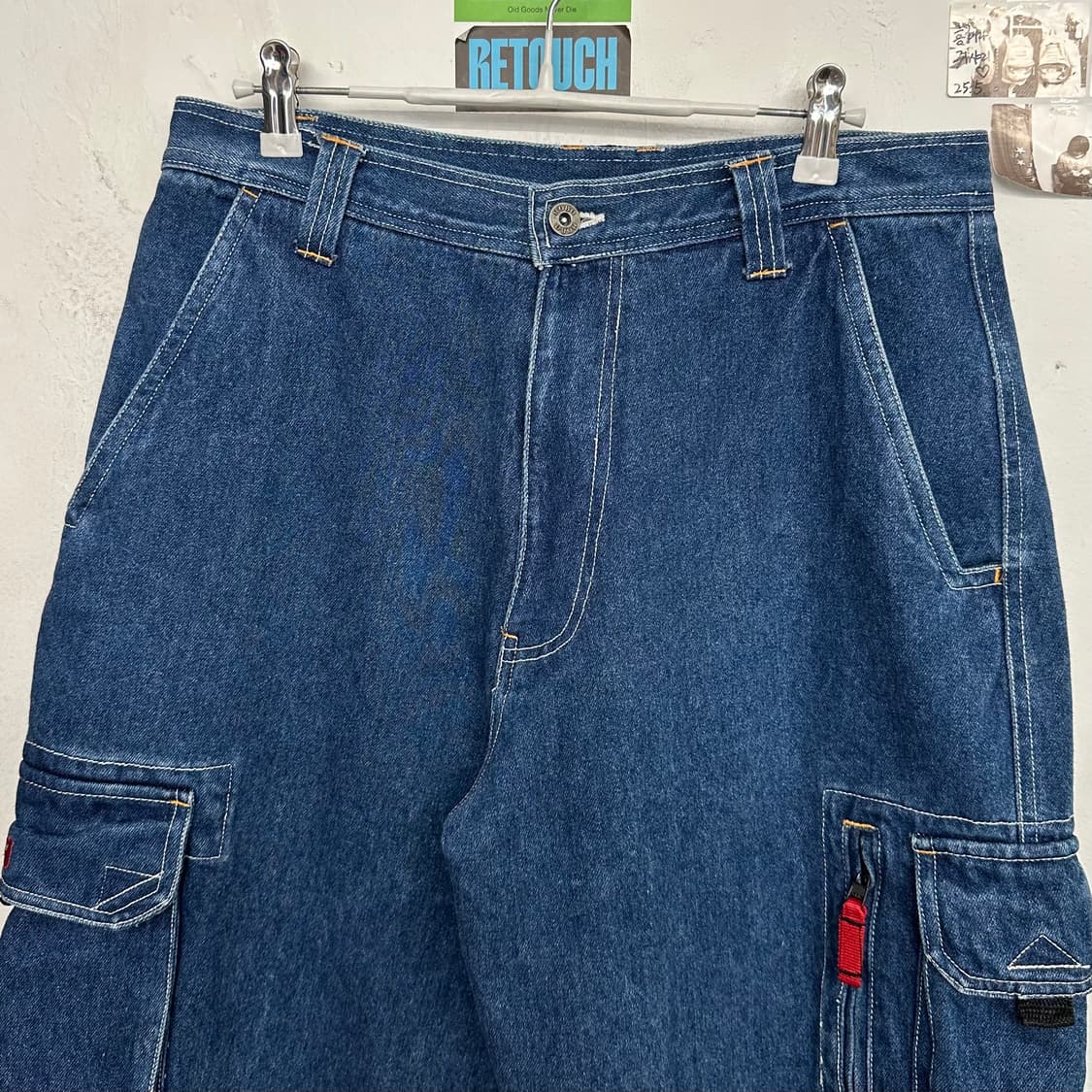 00’s 호보 데님 카고 버뮤다 팬츠 상품이미지2
