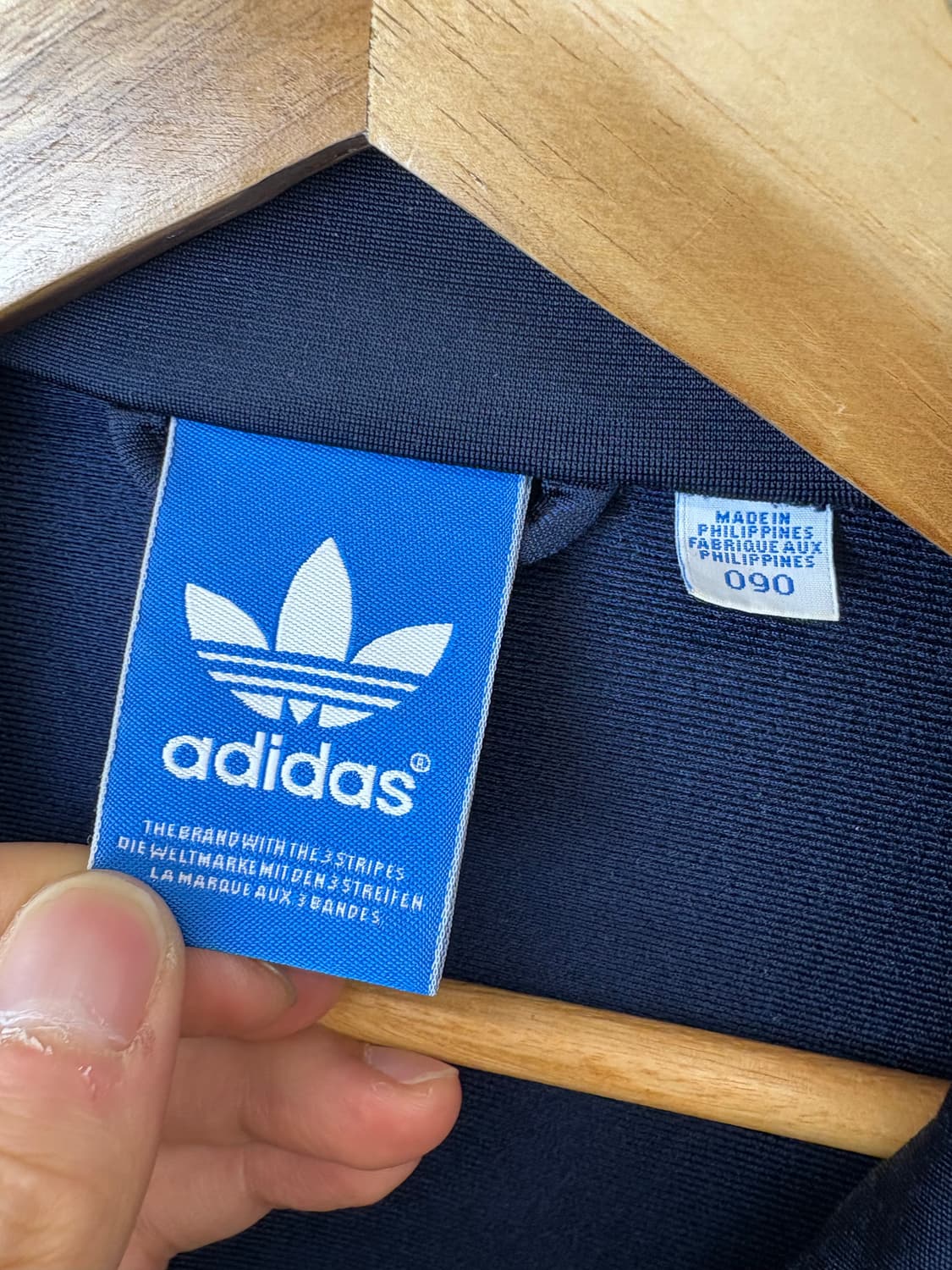 아디다스 구형 파이어버드 네이비 트랙탑 져지 상품이미지5