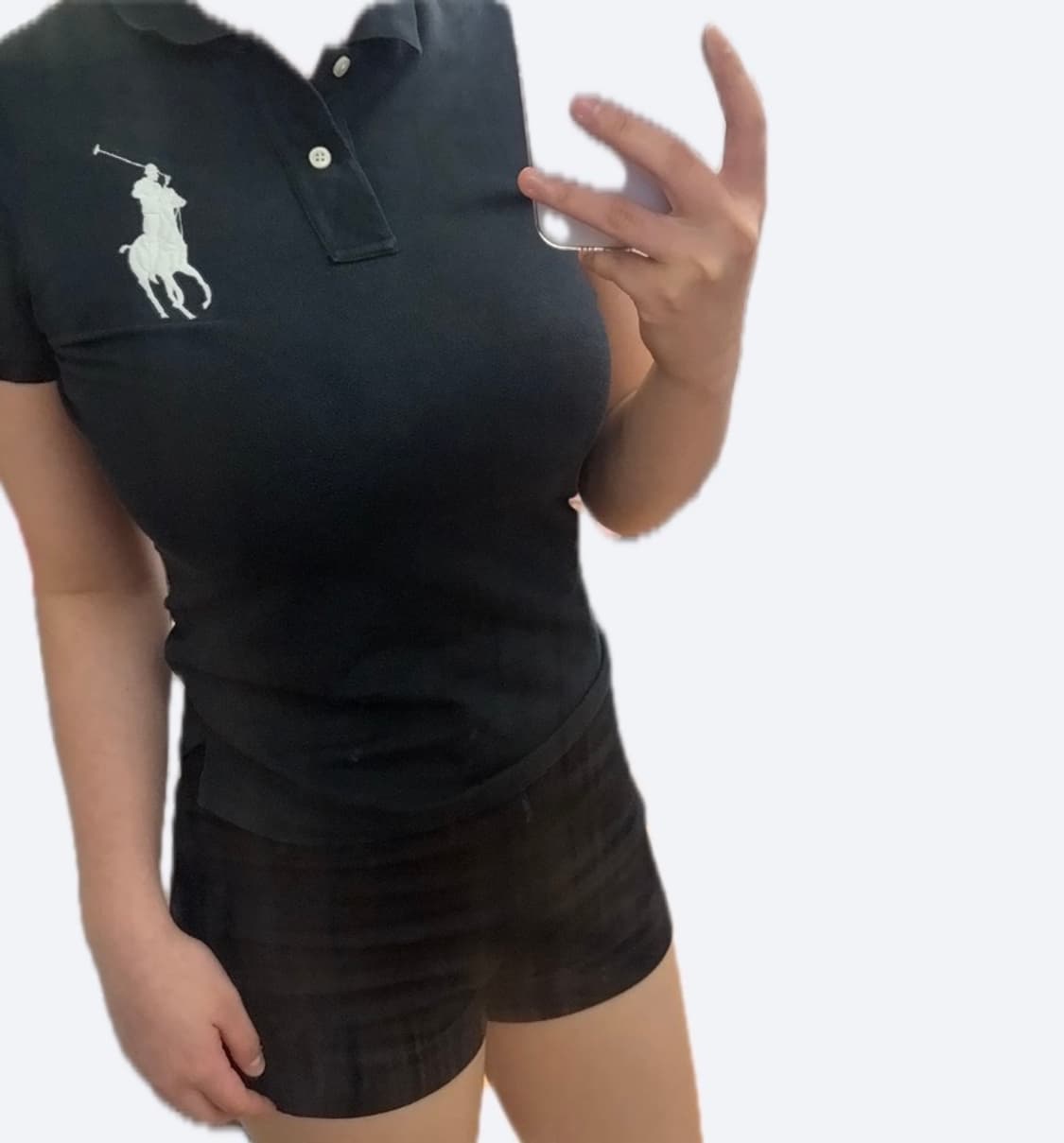 🖤[정품]폴로 랄프로렌 빅포니 딱붙핏 블랙 PK 카라티🖤 상품이미지2