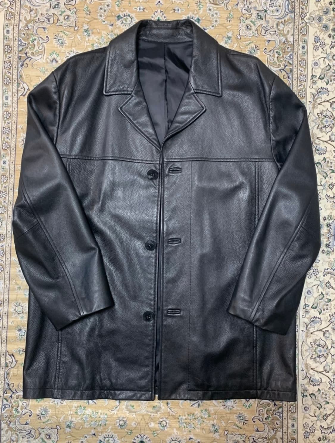 00s 레더카코트 올드갭 상품이미지1