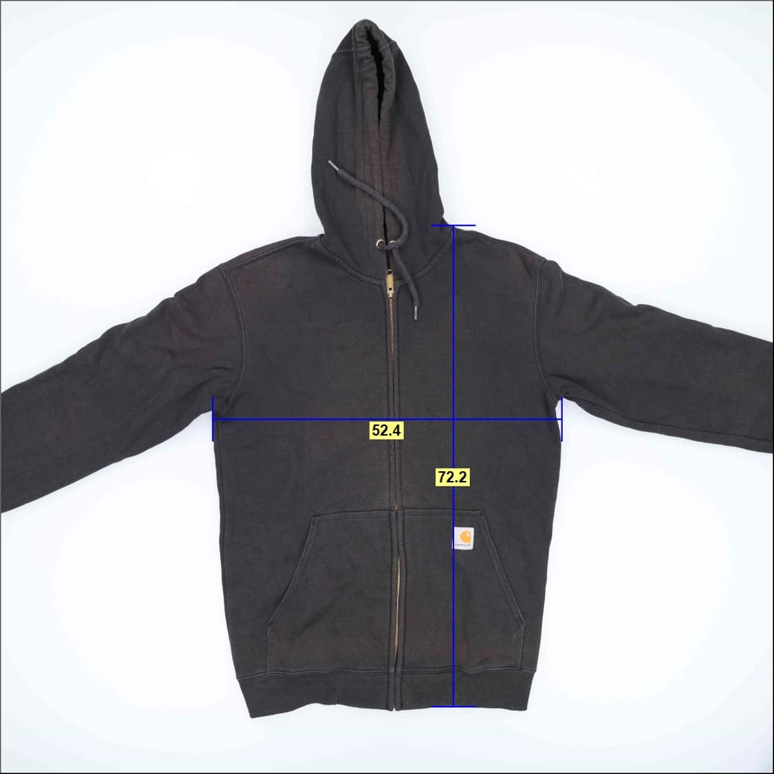 [S] 칼하트 오리지널핏 기모 후드집업 0105H1 상품이미지7