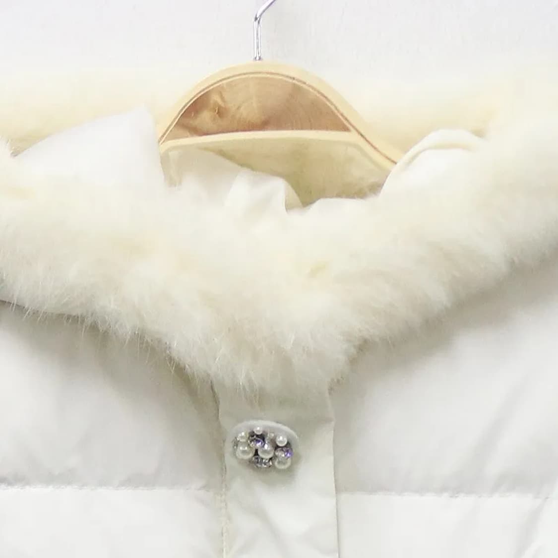 LODISPOTTO 화이트 리본벨트 패딩 60270 상품이미지3