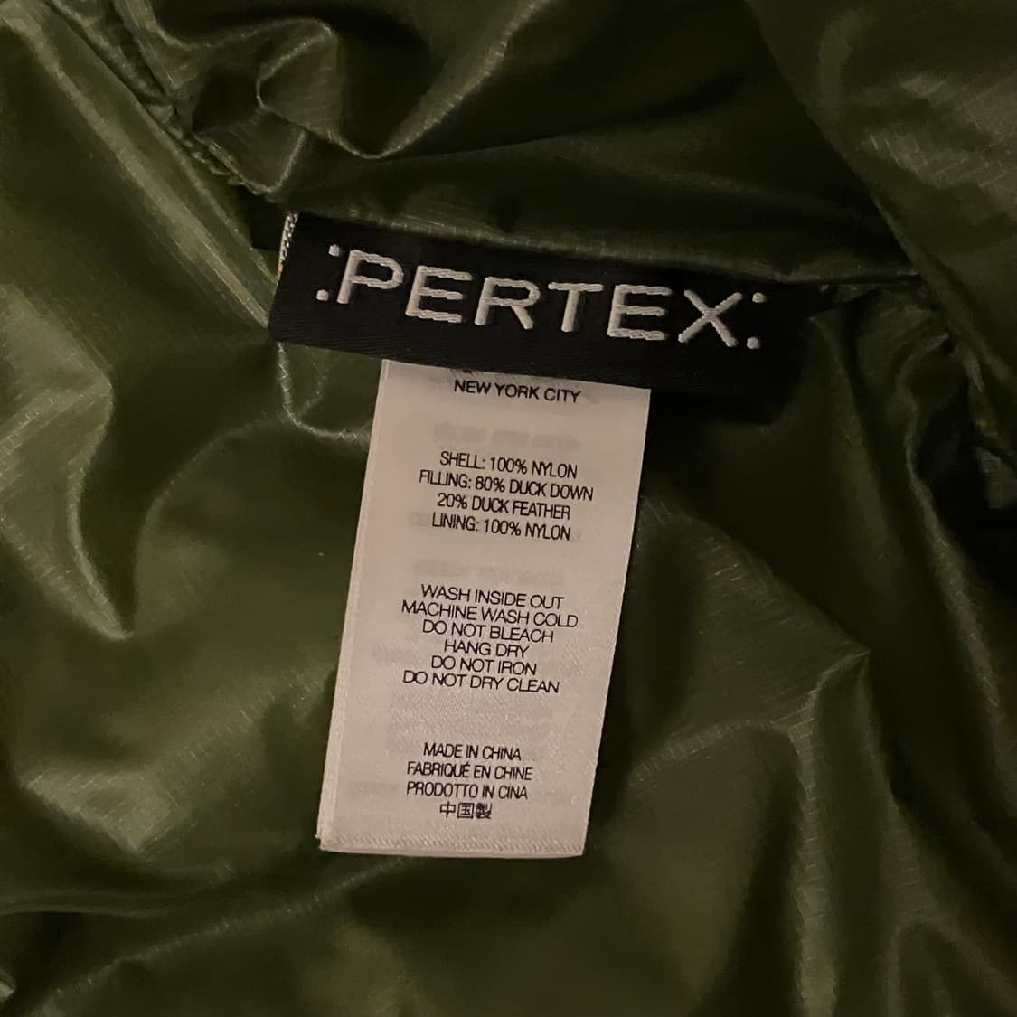슈프림 마이크로 다운 자켓 올리브 상품이미지4