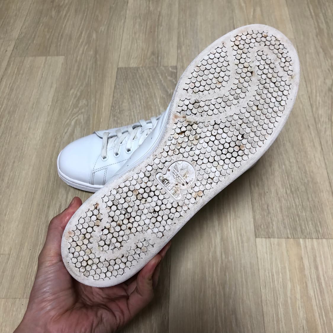 (285) 아디다스 adidas 스탠스미스 화이트 리얼레더 285 상품이미지4