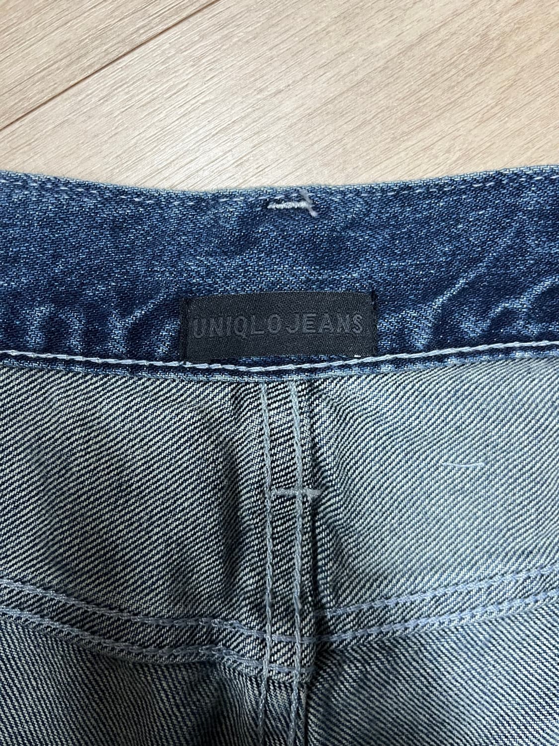 여름철 유니클로 데님 쇼트팬츠 상품이미지2