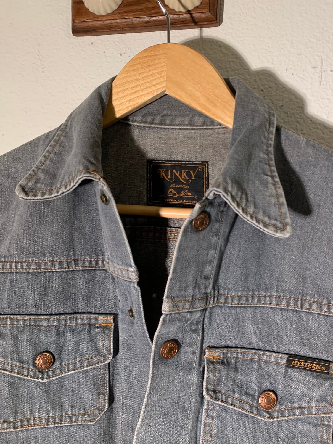 히스테릭글래머 데님 셔츠 자켓 상품이미지4