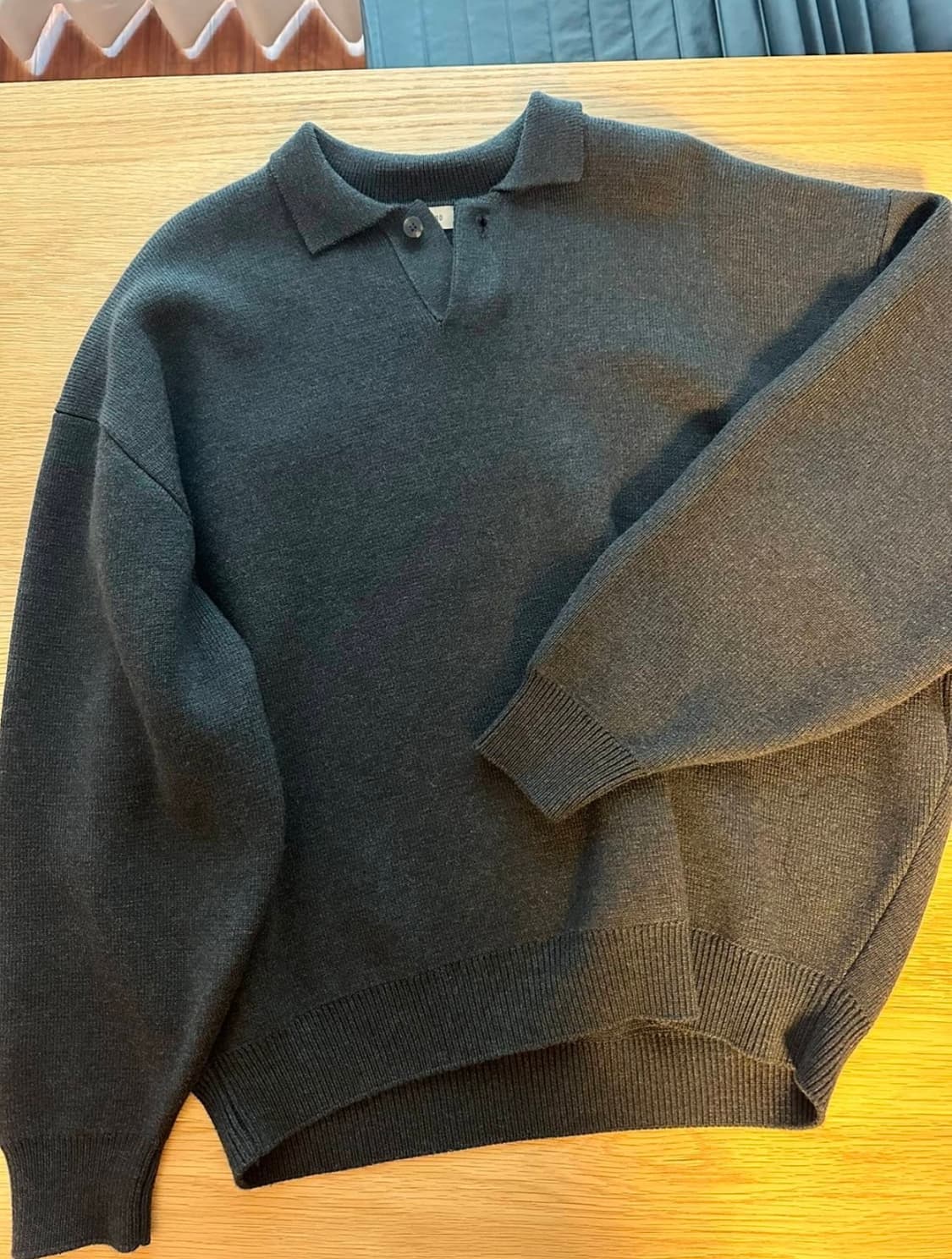Fear of God 폴로 차콜 스웨터 상품이미지6