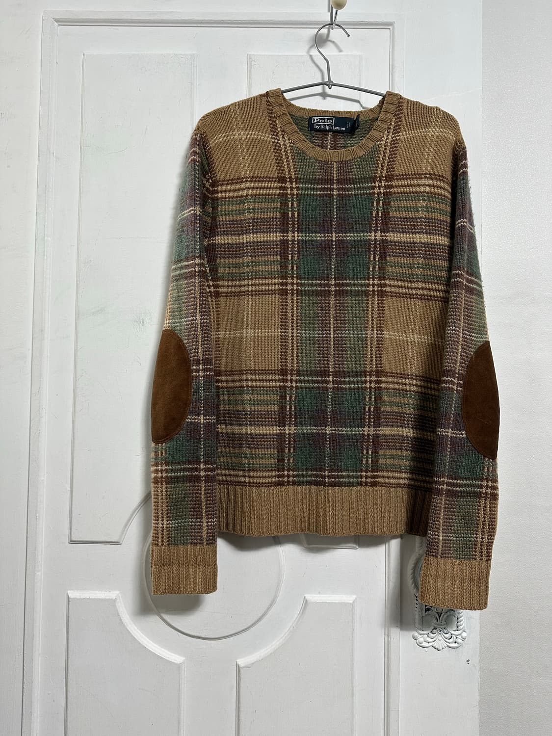 폴로 랄프로렌 엘보우 패치 캐시미어 니트 상품이미지1