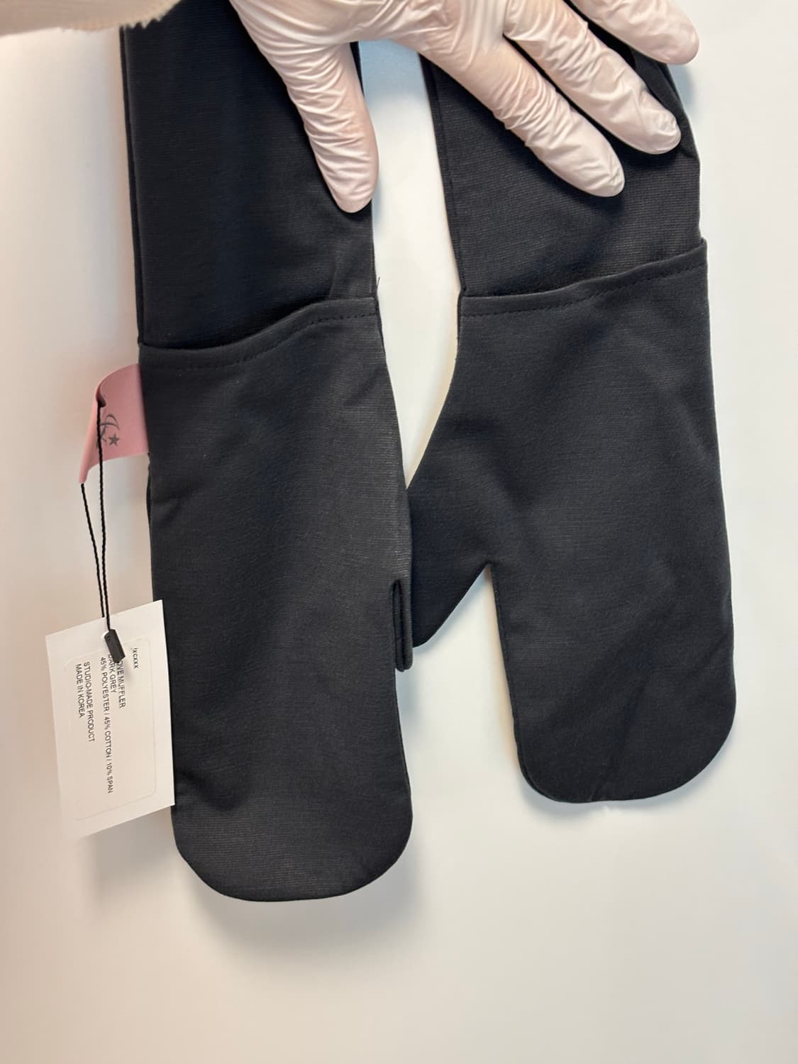 JX GLOVE MUFFLER DARK GREY 지초이 상품이미지4