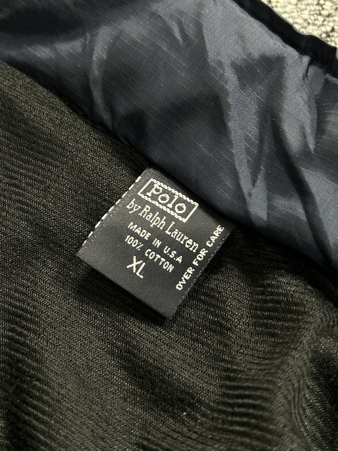 폴로 랄프로렌 히든후드 빅포니 네이비 바람막이 XL 상품이미지9