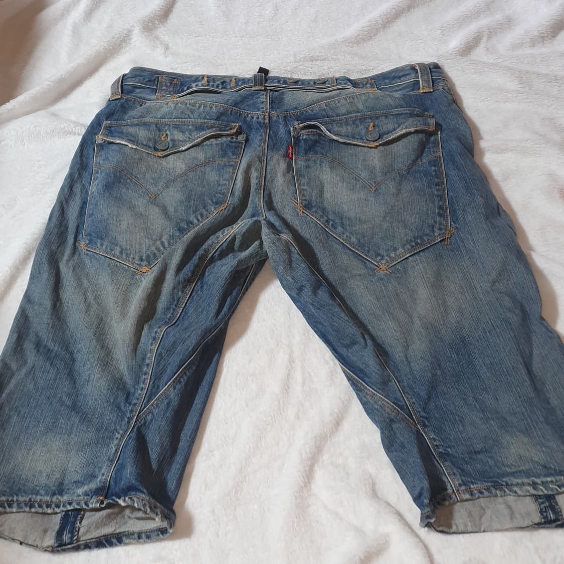 리바이스엔지니어드진 워싱  7부반바지 engineered jeans 상품이미지2
