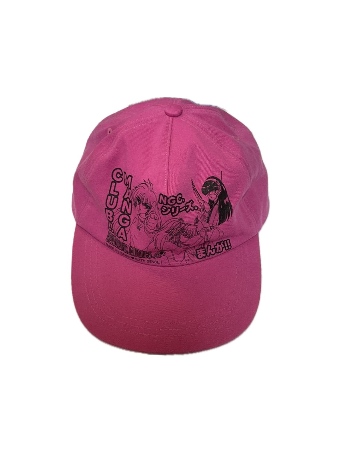 나이스고스트클럽 망가클럽 걸스 캡 (핑크) 상품이미지1