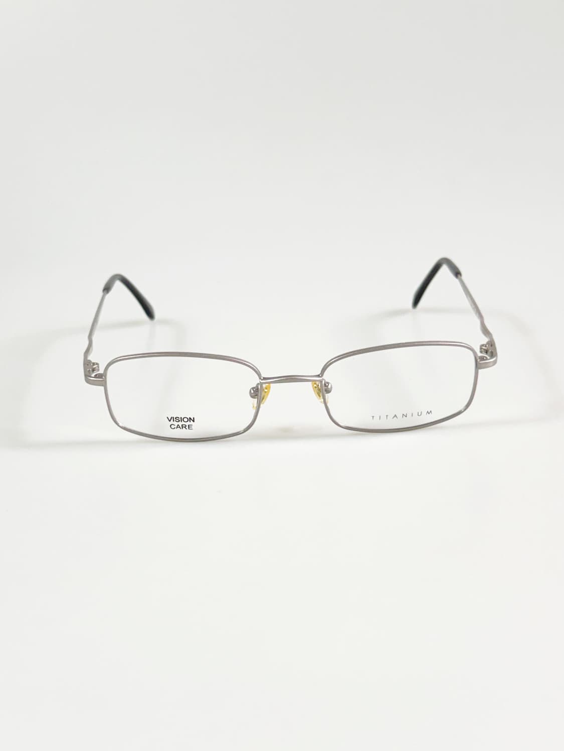 실버 티타늄 슬림 스퀘어 메탈 프레임 빈티지 안경 상품이미지2