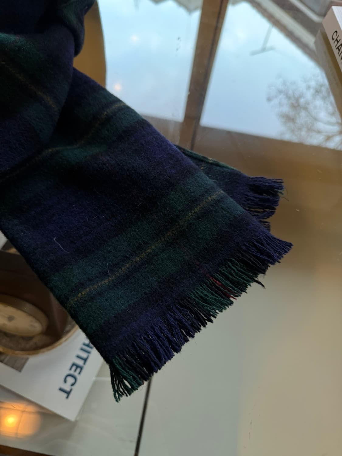 BUCOLIQUE 블랙와치 램스울머플러 상품이미지3