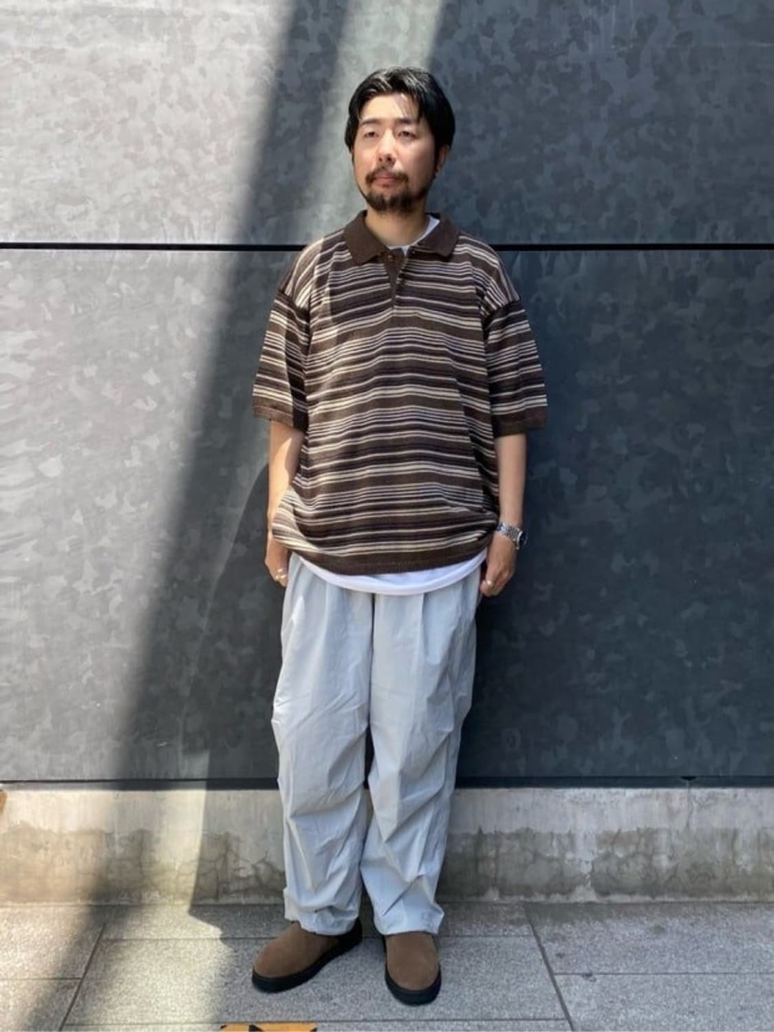(M) 나나미카 몽키타임 보더 폴로셔츠 상품이미지1