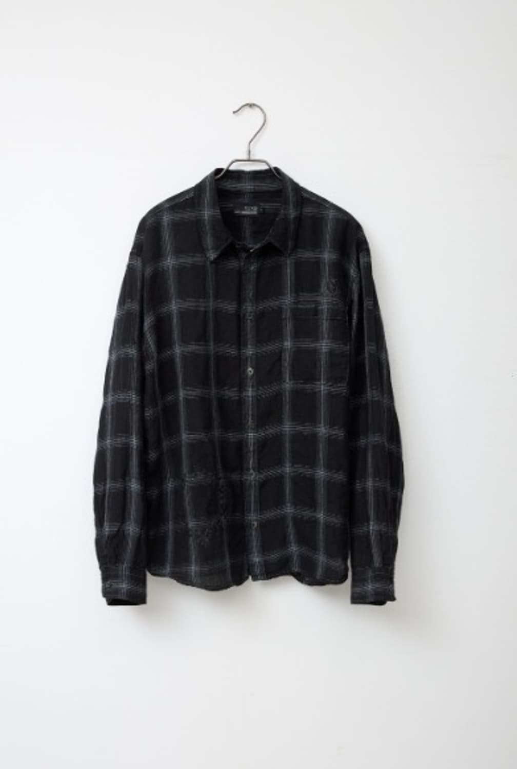 (3)해칭룸 Felix Shirt Over Dyed Check Linen 상품이미지1