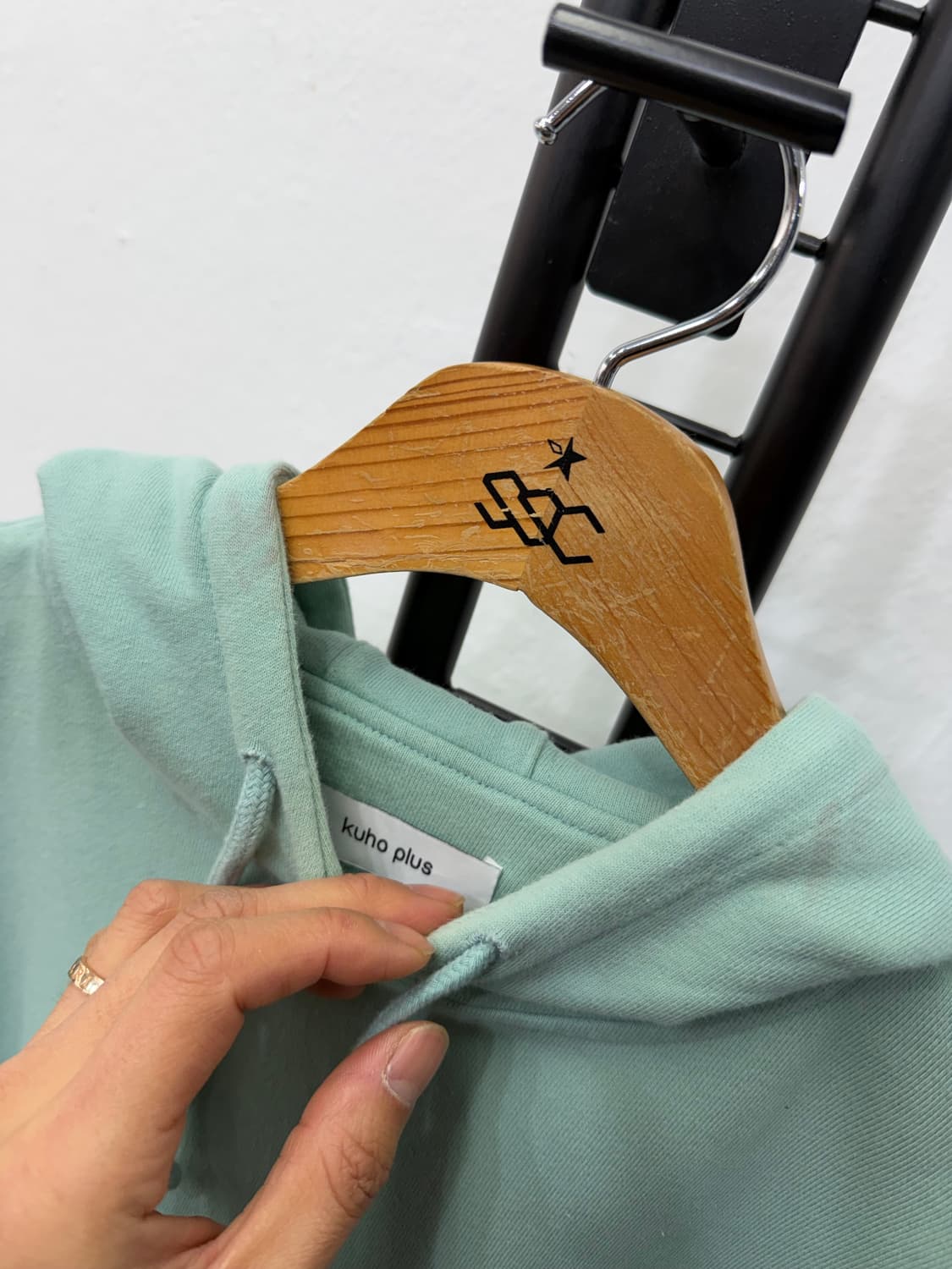 정품) 구호플러스 21ss 후드티 F 상품이미지5