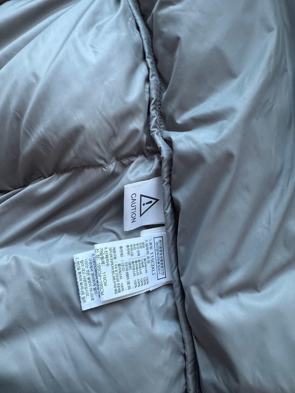 노스페이스 화이트 라벨 노벨티 눕시 다운 베스트 헤더 그레이 3XL 상품이미지5