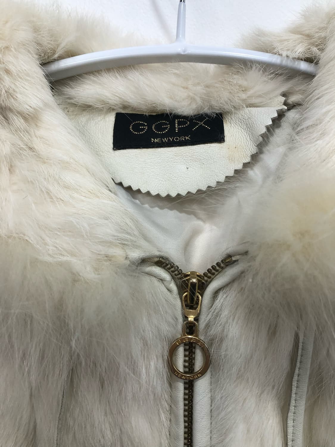 GGPX rabbit fur hooded zip up jacket  상품이미지4