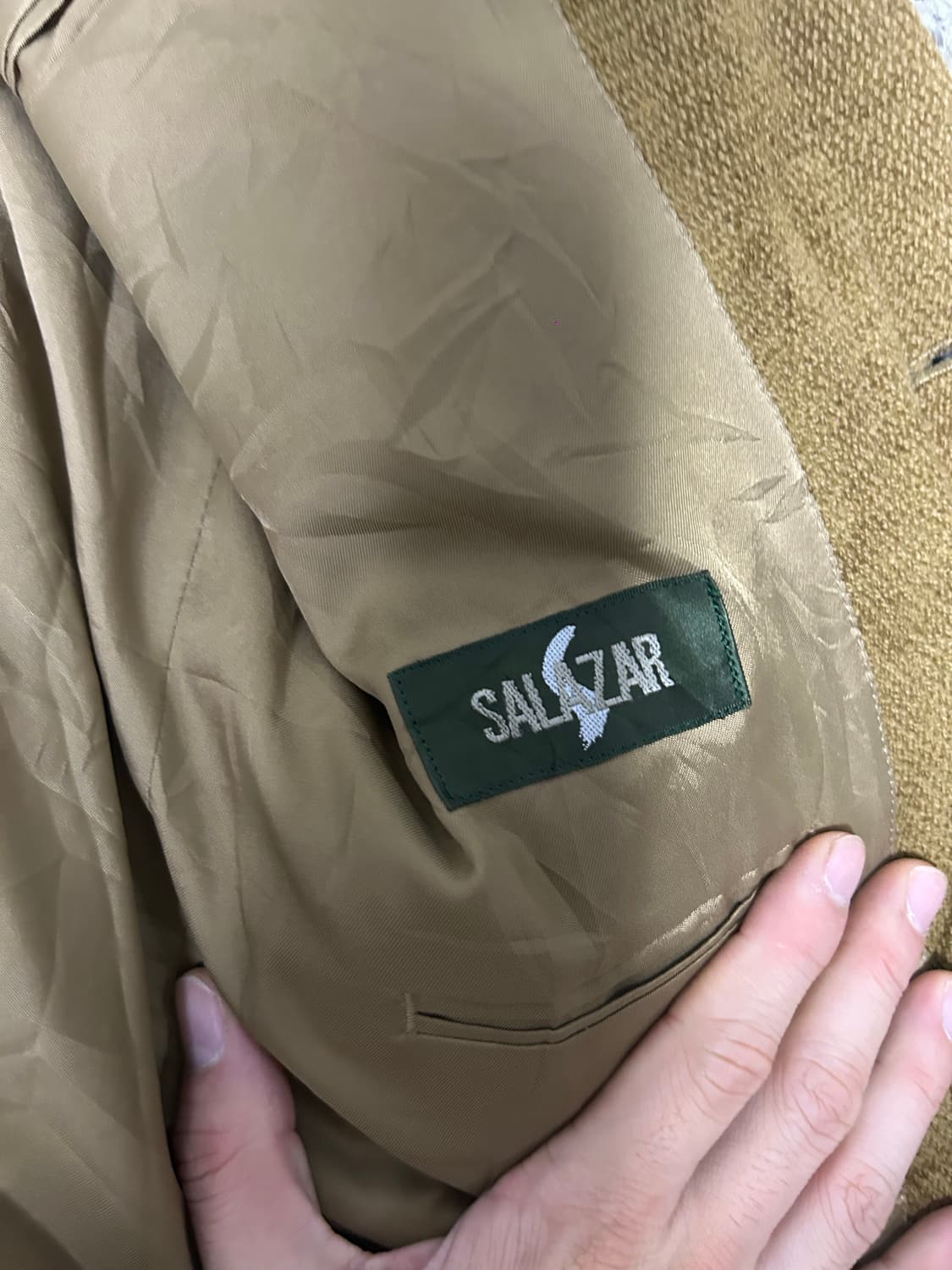 일제 트위드 블레이저 사이즈 105 상품이미지3