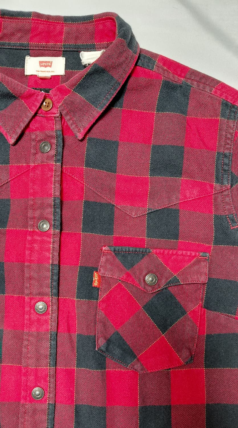 Levi's NFL 샌프란시스코 체크 셔츠 M 상품이미지8
