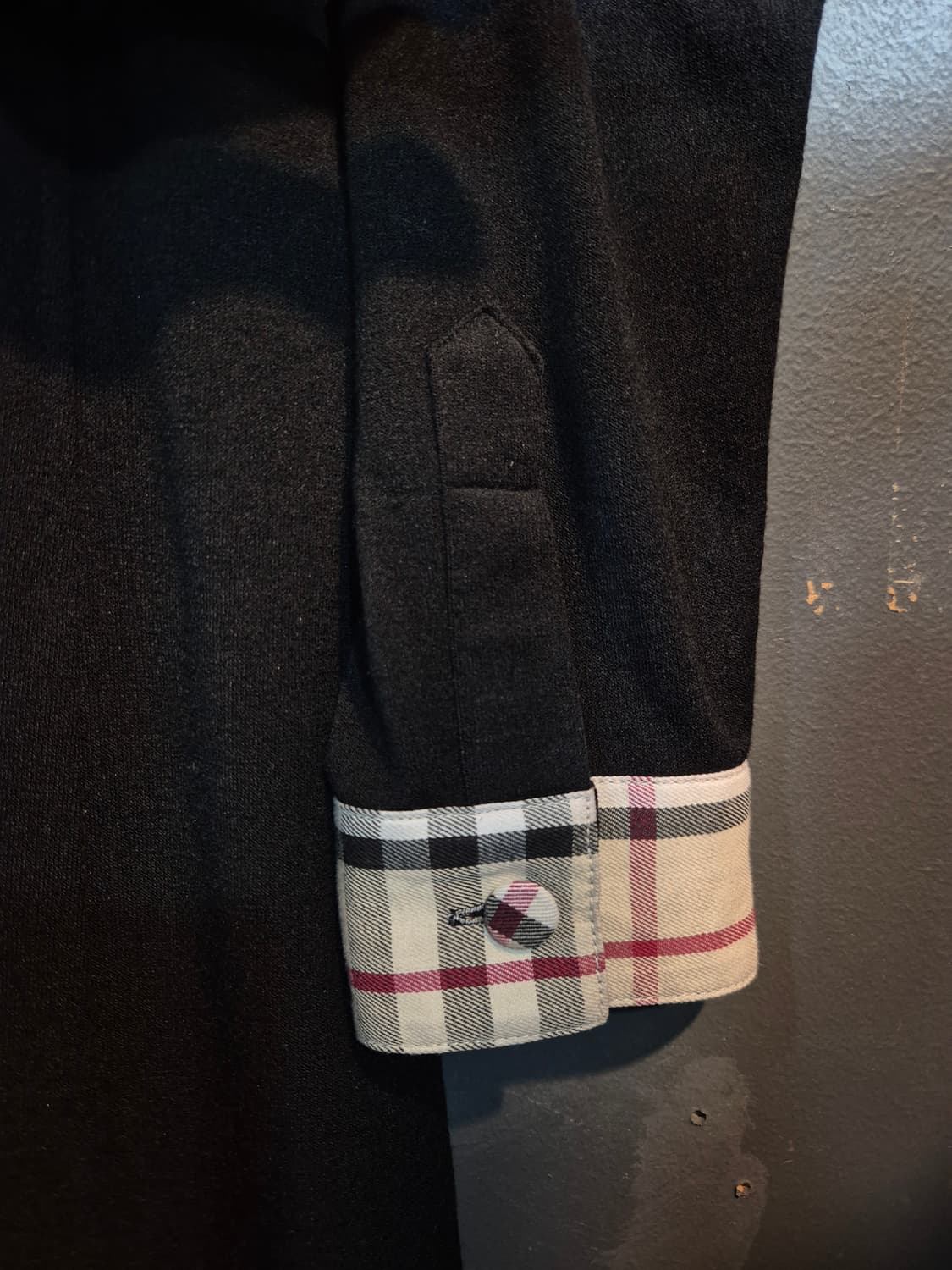 Barbie 블랙 체크 롱 셔츠 원피스 77 상품이미지6