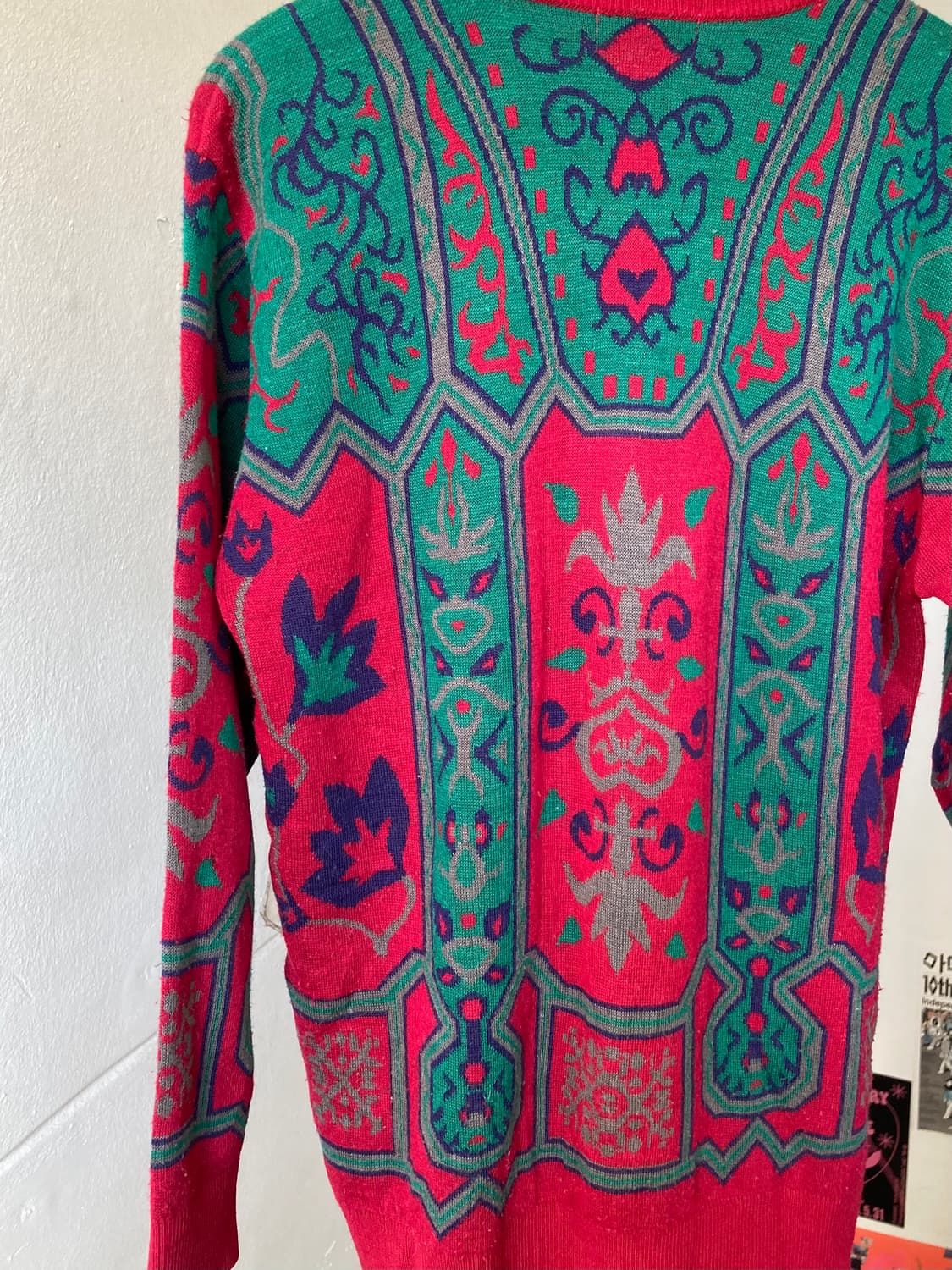 빈티지 그래픽 니트 상품이미지6