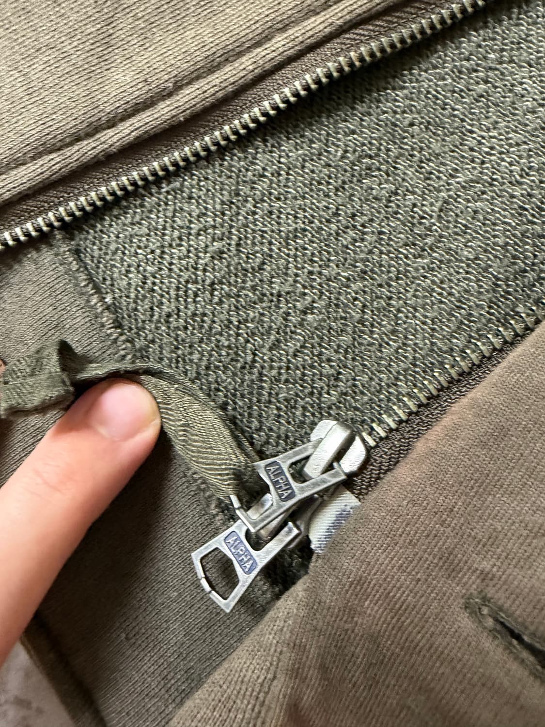 알파인더스트리 x 레이지블루 코튼 자켓 상품이미지4