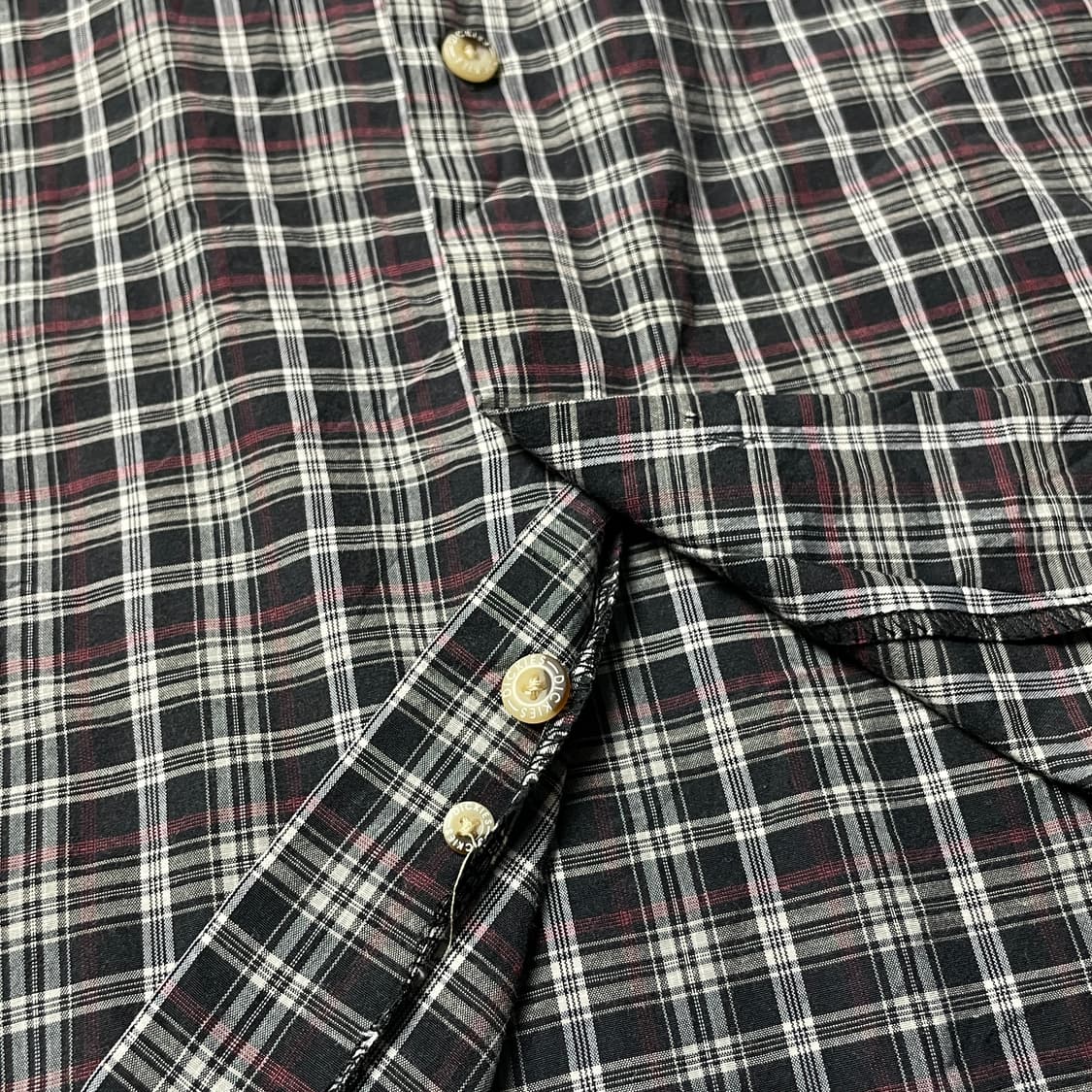 DICKIES 디키즈 빈티지 체크 반팔 워크 셔츠 A01000 상품이미지6