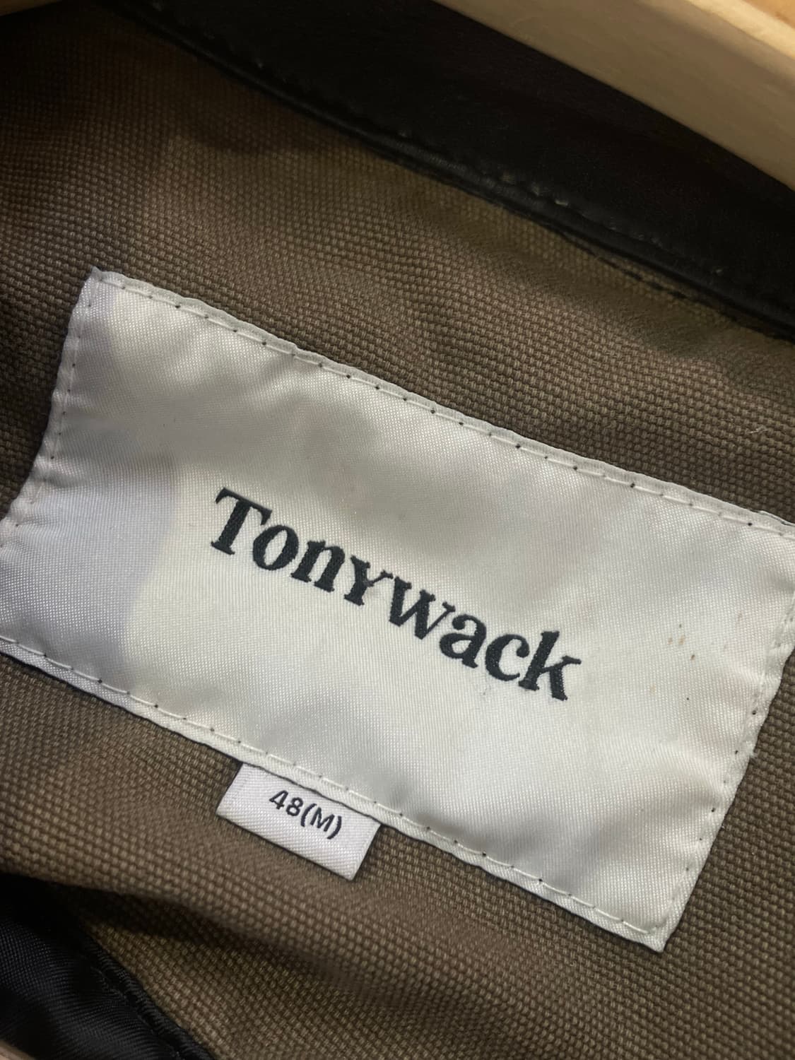 토니웩 카라 자켓 브라운 M  #csz2334 상품이미지5