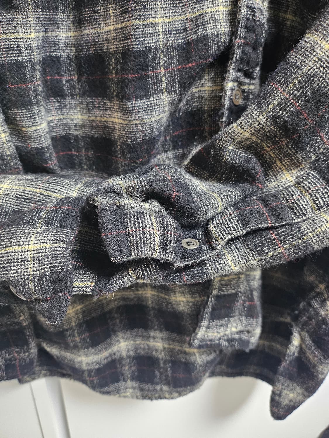 솔리드 옴므 언발란스 울셔츠 상품이미지5