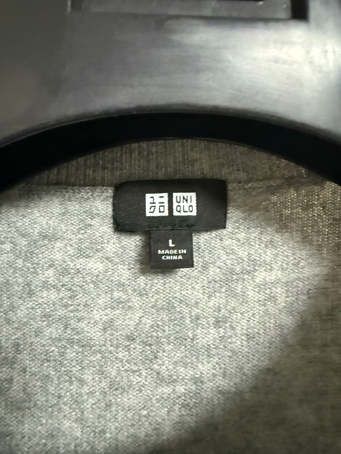 유니클로 캐시미어 니트 그레이 L 상품이미지4