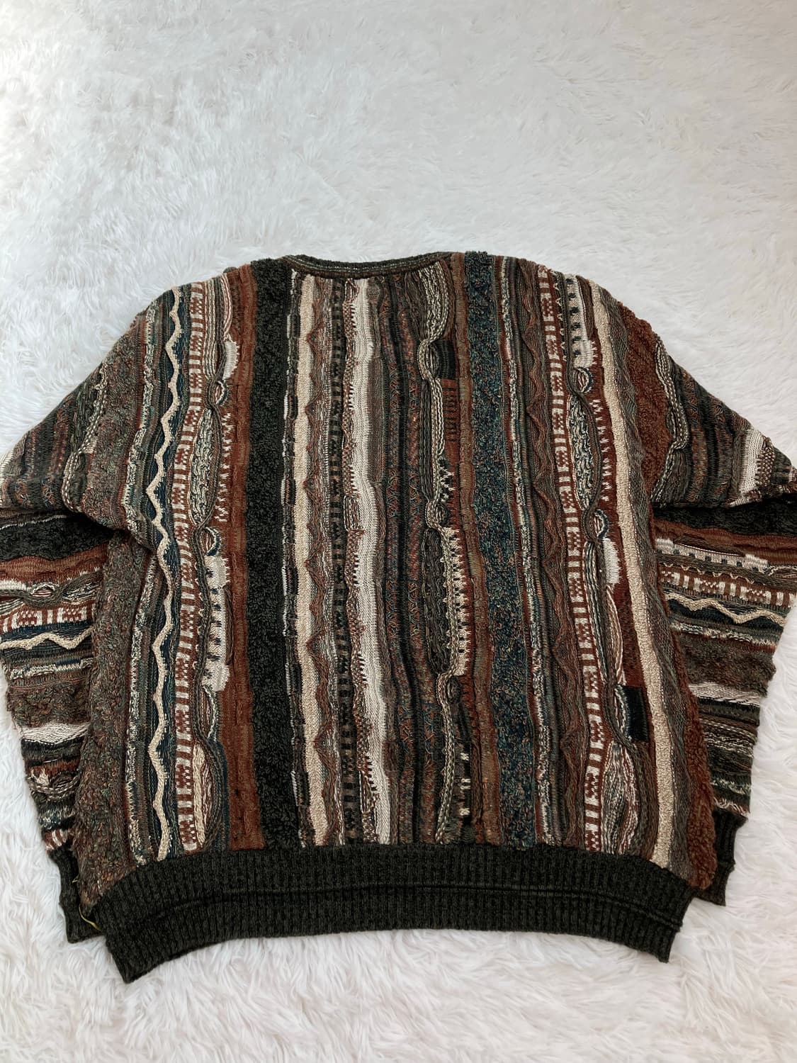 빈티지 브라운 그런지 니트 y2k 스트릿 갸루 펑키 일본빈티지700 상품이미지2