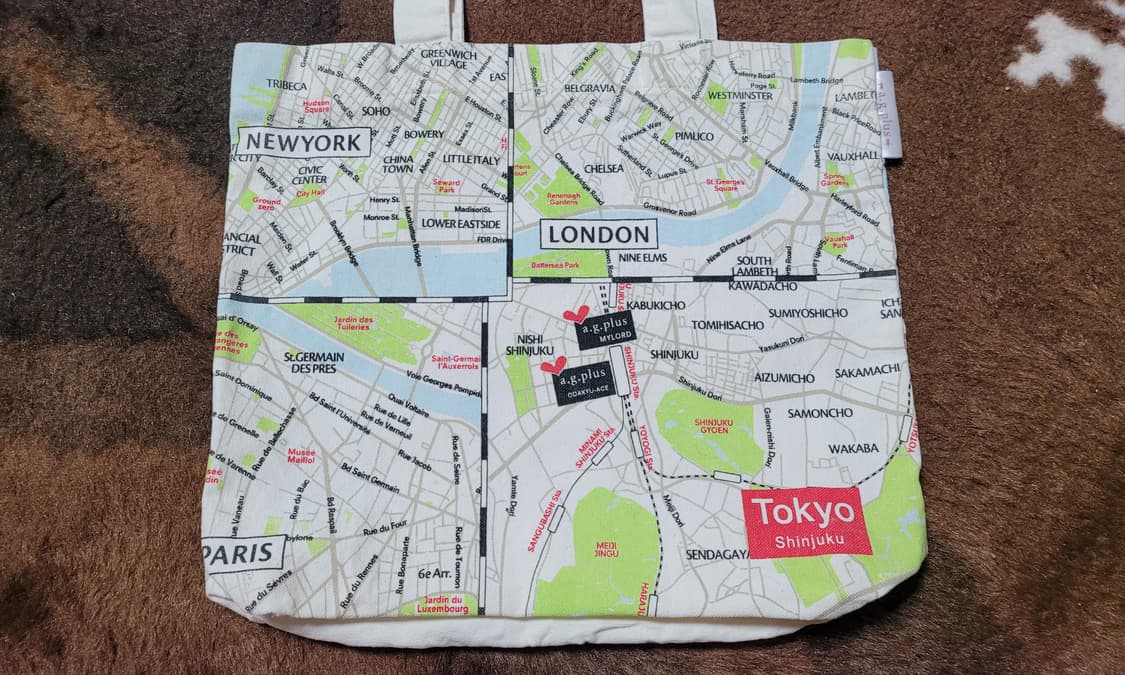 일본 빈티지 패브릭 토트백 상품이미지3