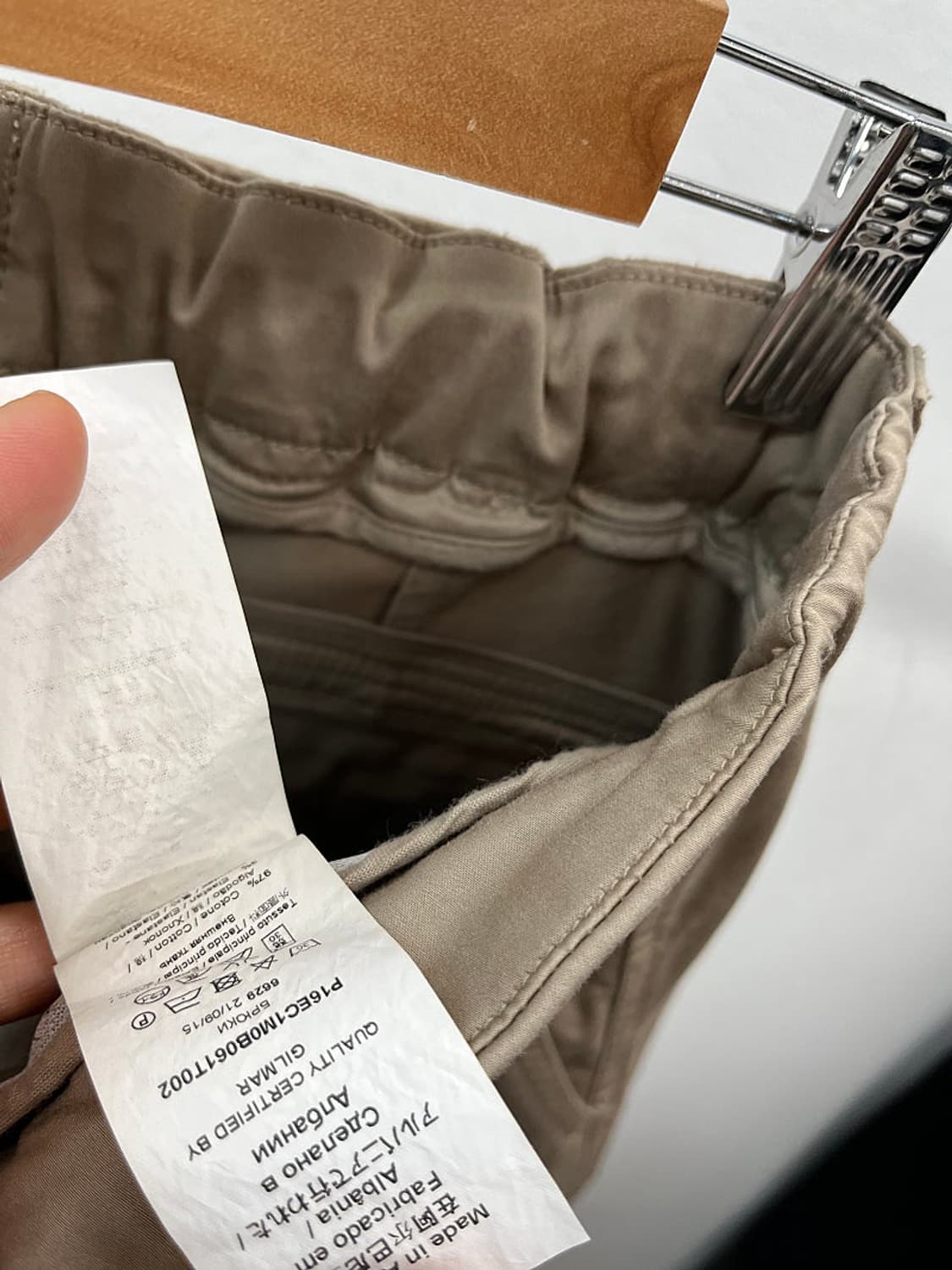 36) 파올로페코라 밀라노 밴딩 치노팬츠 상품이미지9