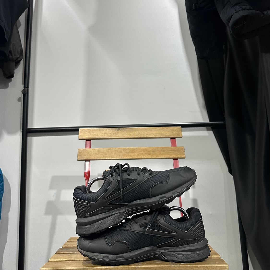 265) 리복 운동화 남성 남자 신발 릿지라이더 5.0 GTX 블랙 상품이미지7