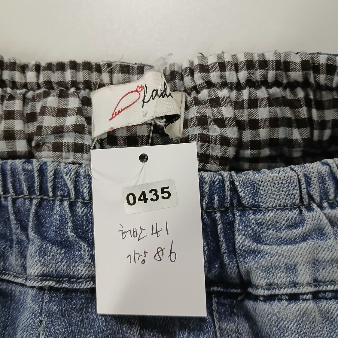 꽃 자수 데님 배기 팬츠 상품이미지9
