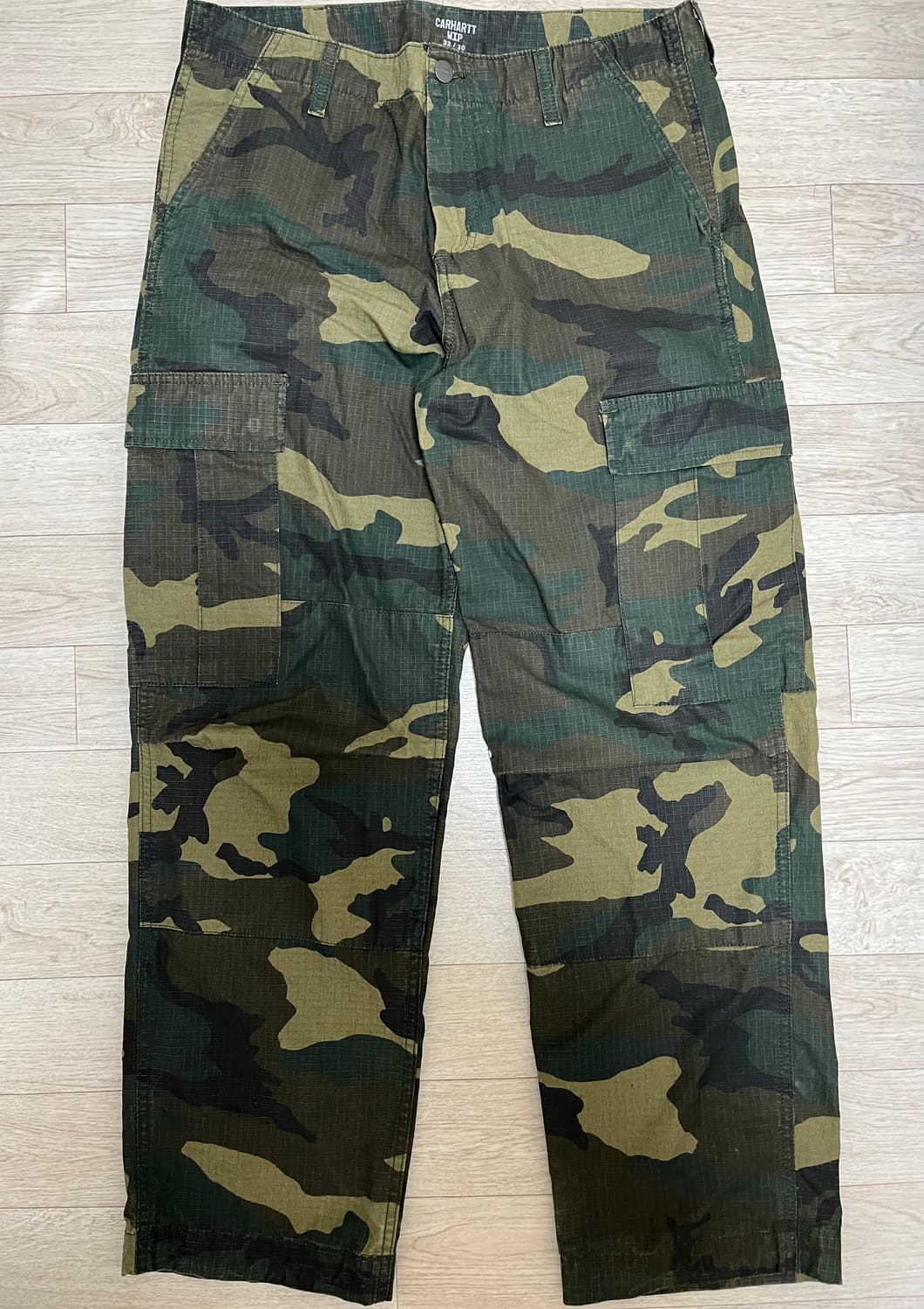 칼하트윕 립스탑 카모플라쥬 카고바지 상품이미지1