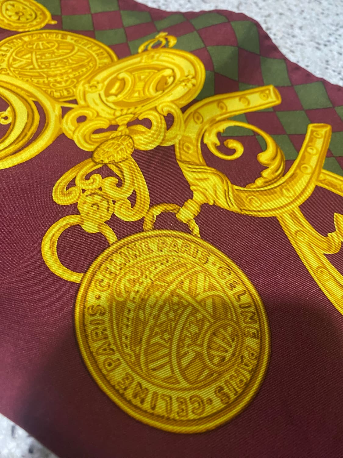 셀린느 정품 실크100 스카프 상품이미지4