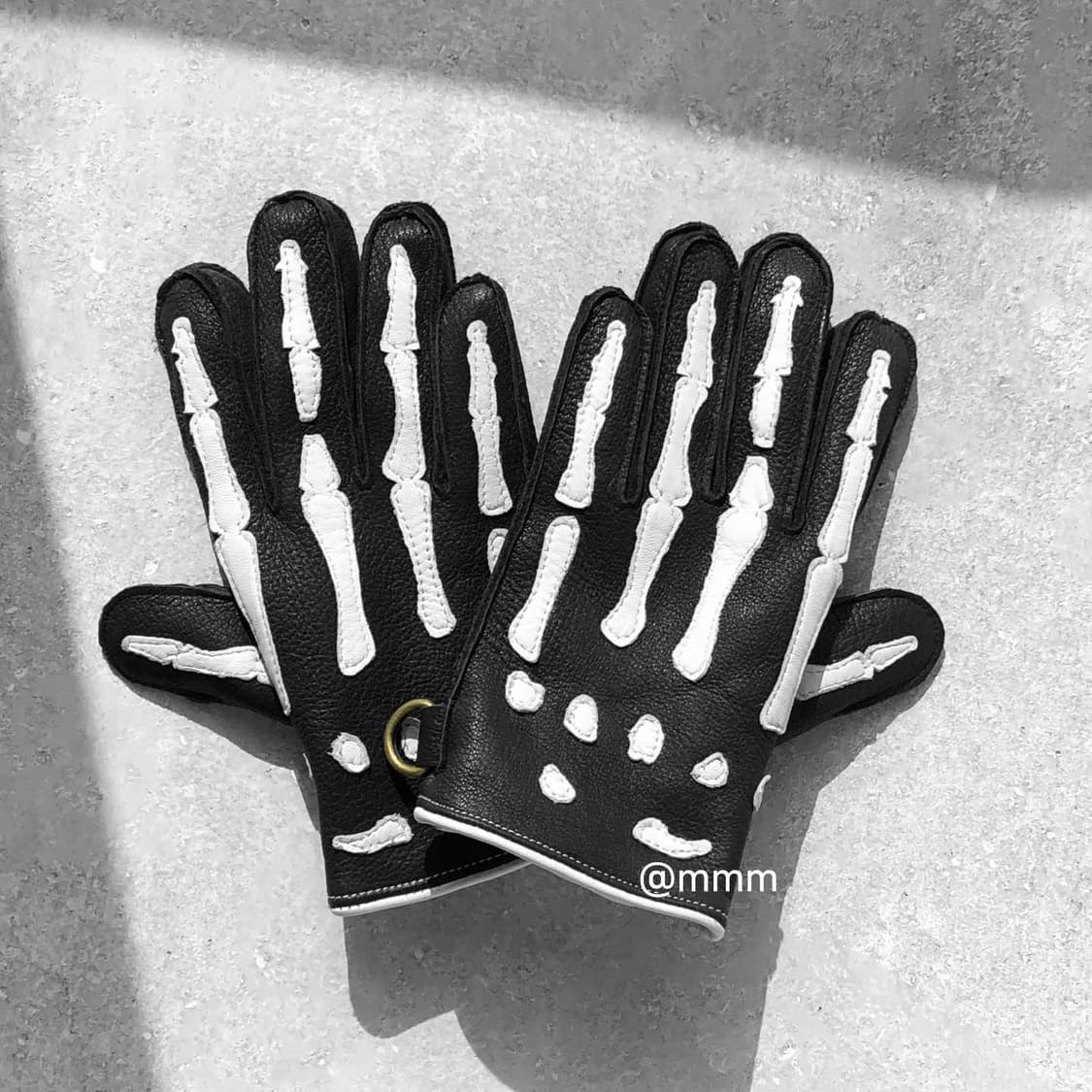 [Premium] 스컬 가죽 장갑 상품이미지6