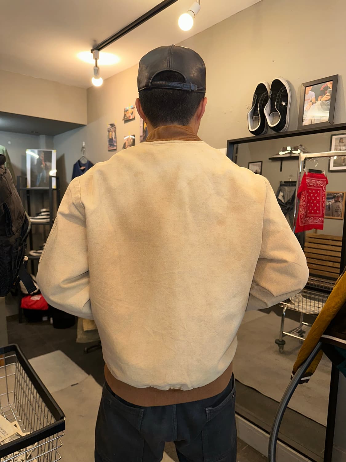 90‘s Bercowear Canvas faded work jacket 상품이미지9